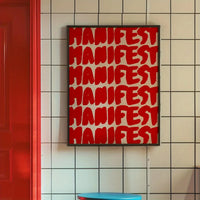 1pc Simple Trendy Text Printing Poster, Simple Canvas Wall Decoration, Modern Art Home Decoration, Living Room Decoration - Buy online at  Vibe In Cart.