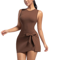 Women's Knee-Length Sports Dress for Tennis, Golf, and Yoga