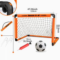 Kids Soccer Goal with Ground Nails with Ball Folded Football Goal Kids Toy Football Gate for Park Games Backyard Garden Children - Buy online at  Vibe In Cart.