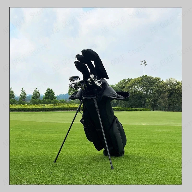 PLAYEAGLE Golf Stand Bag with Stand Lightweight Golf Bag for Men Multifunction PU Leather Golf Rack Bag - Buy online at  Vibe In Cart.