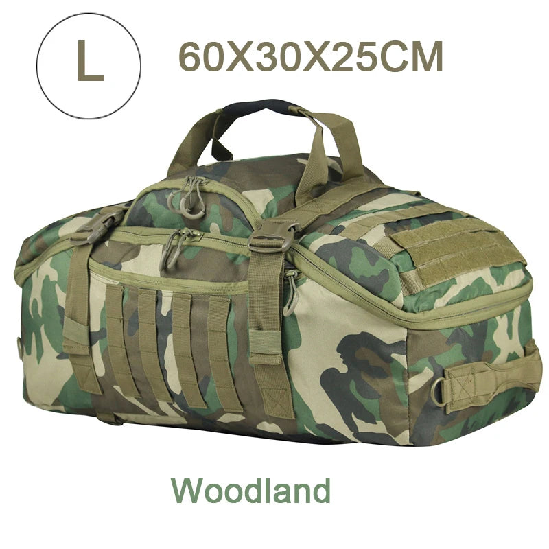 Outdoor Polyester Tactical Backpack, 30L 50L 80L