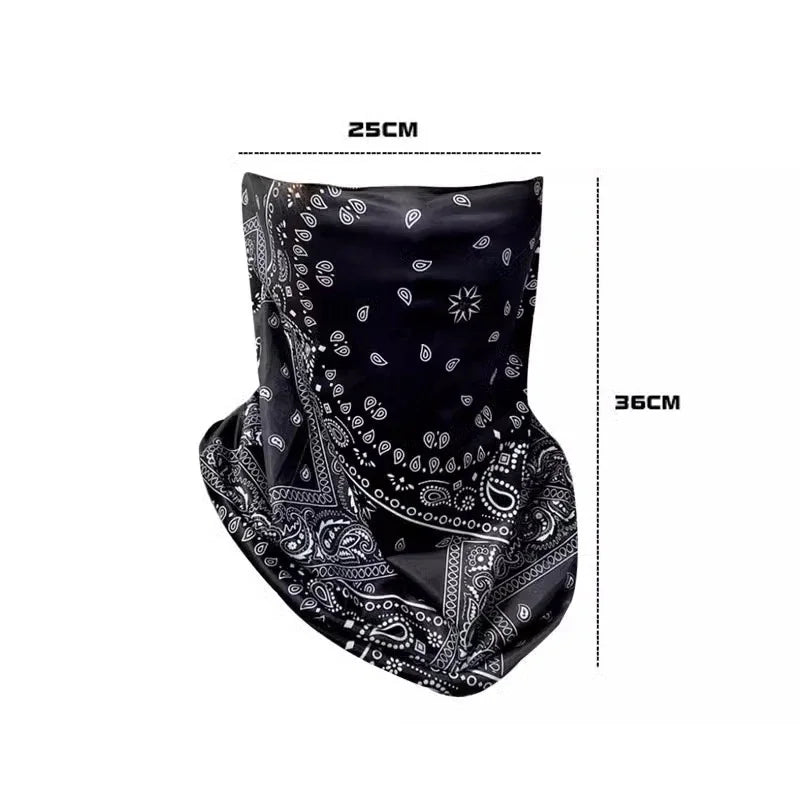 Women's Silk UV Protection Scarf for Summer Outdoor Use