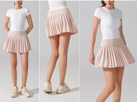 VITALINOVO Pleated Tennis Skirt for Women with Pocket Shorts Women's High Waisted Lightweight Athletic Golf Skorts Skirts Flowy - Buy online at  Vibe In Cart.