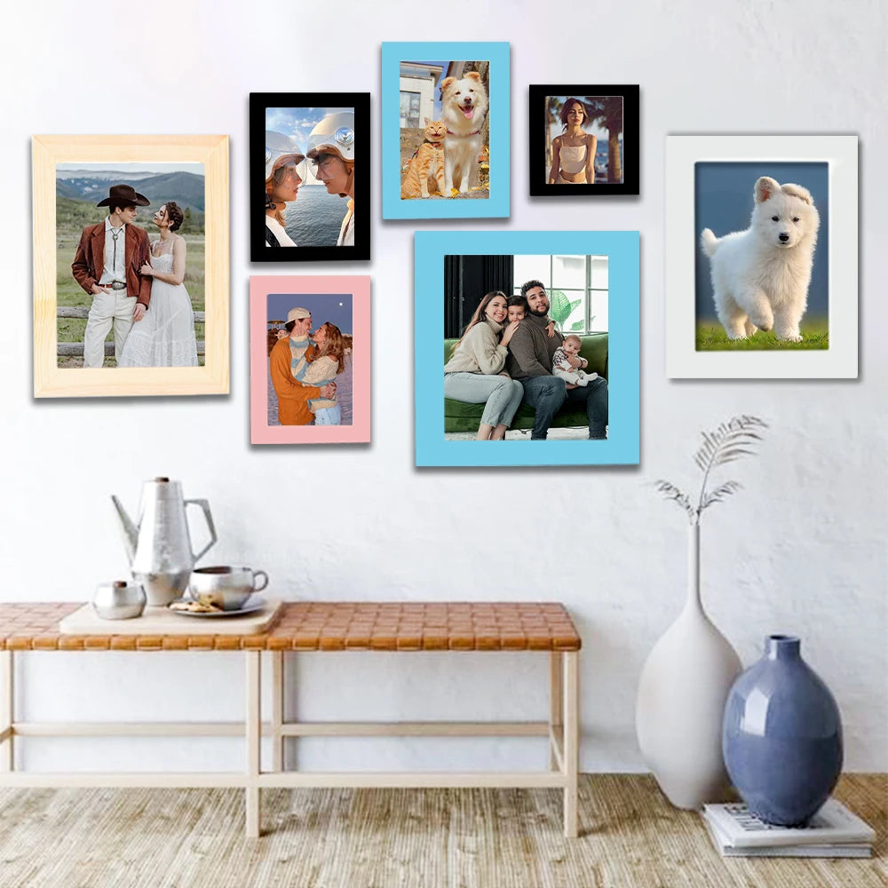 1pc custom Image photo frame,customized your Image picture frames for gift,Multiple size options,wall art,room decoration - Buy online at  Vibe In Cart.