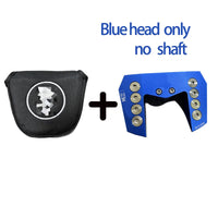 Right-Handed Golf Putter with Steel Shaft, Black, 33-35 Inches