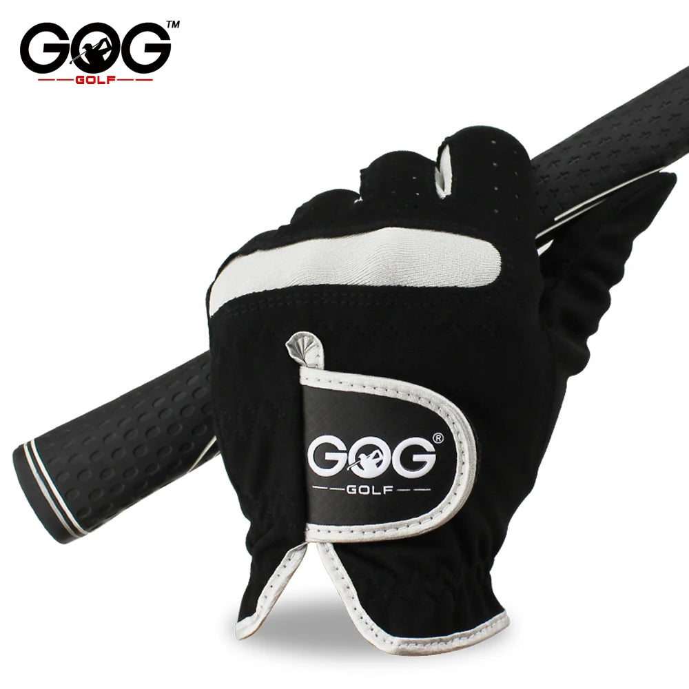 1 Pcs Men's Golf Glove Left Hand Right Hand Micro Soft Fiber Breathable Golf Gloves Men Color Black Brand GOG - Buy online at  Vibe In Cart.