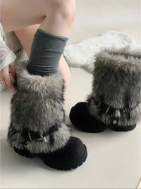Fur Women Snow Boots Fashion Platform Shoes Warm New Casual Sport Shoes 2025 Winter Sneakers Ankle Boots Walking Mujer Botas - Buy online at  Vibe In Cart.