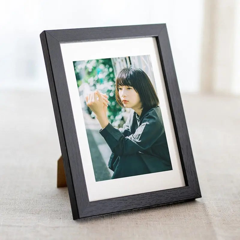 Wooden Modern Rectangular Photo Frame for Walls, Various Sizes