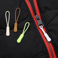 Set of 10 PVC Zipper Pull Replacement Clips for Bags