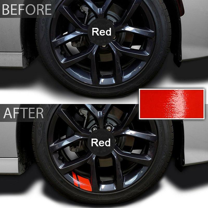 6Pcs Car Sticker Reflective Wheel Hub Decals Resistant Cover Exterior Accessory Car Decor Car Stickers for Dodge Chrysler Jeep - Buy online at  Vibe In Cart.