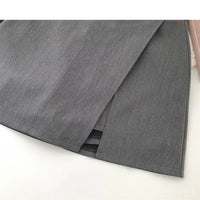 2025 Black Grey Irregular Skirt A-line Women High Waist Skirt Korean Fashion Zipper All Matched Shorts Skirts vintage for women - Buy online at  Vibe In Cart.