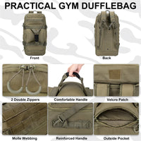 LQARMY 30L 50L 80L Outdoor Mountaineering Bag Molle Tactical Backpack Large Duffel Bag Hiking Camping Travel Bags - Buy online at  Vibe In Cart.