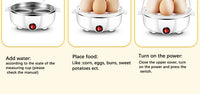 Multifunctional Electric Egg Cooker with Double Layers