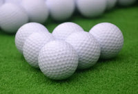 Set of 10 White Two-Piece Standard Golf Balls for Practice