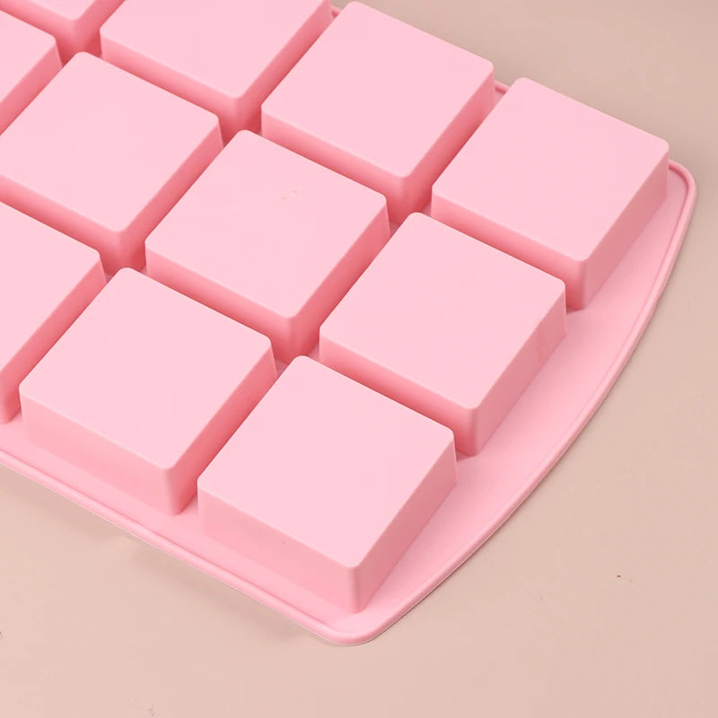 12Cavity Square Silicone Molds For DIY Brownie Bites Fudges Cakes Candy Jelly Bakeware For Kids Baking Decorating Mold - Buy online at  Vibe In Cart.