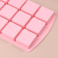 12Cavity Square Silicone Molds For DIY Brownie Bites Fudges Cakes Candy Jelly Bakeware For Kids Baking Decorating Mold - Buy online at  Vibe In Cart.