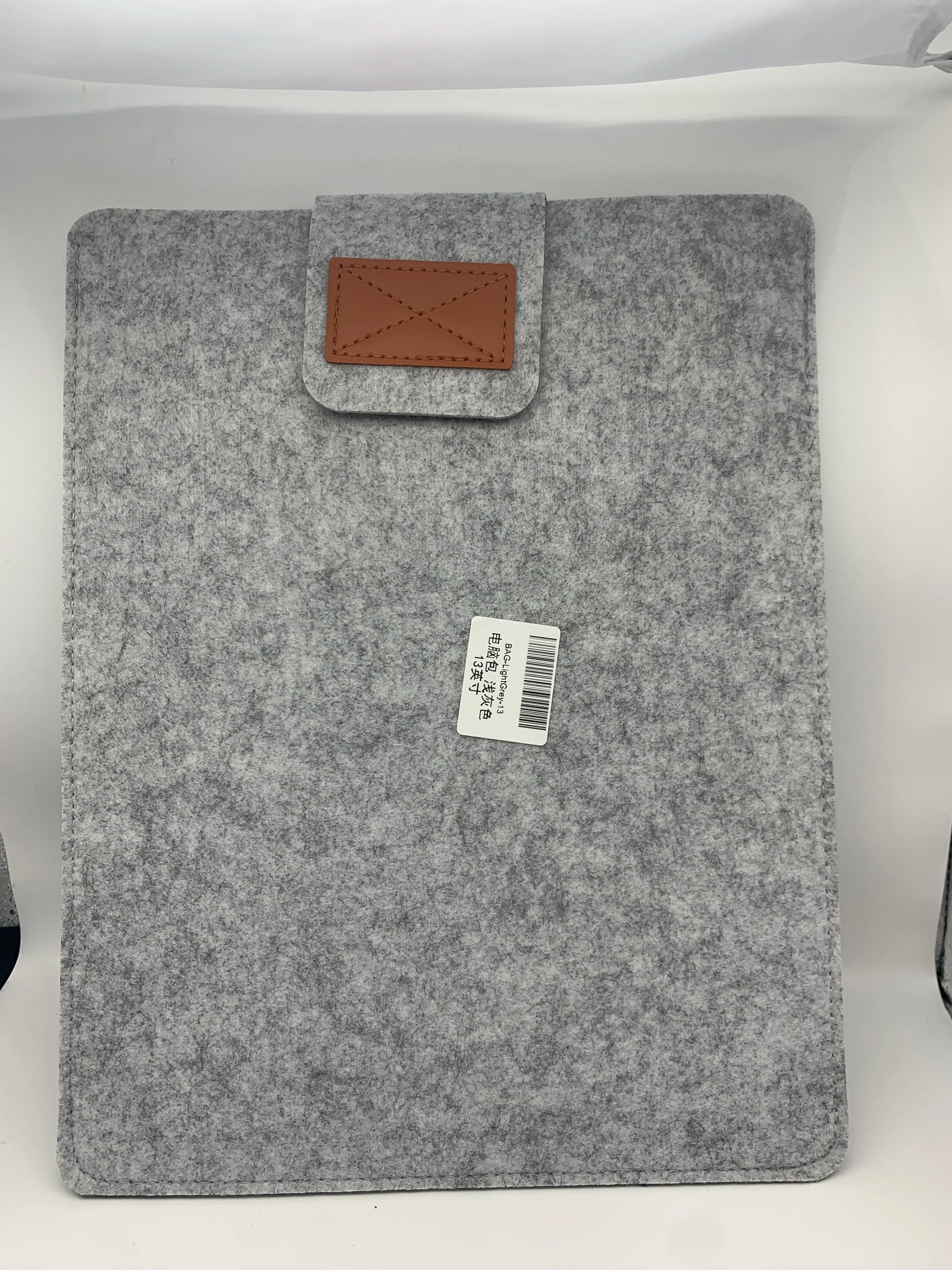 Wool Felt Slim Laptop Sleeve for 11-15 Inch Devices, Solid Color