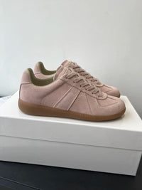 Men's White Lace-Up Genuine Leather Casual Shoes