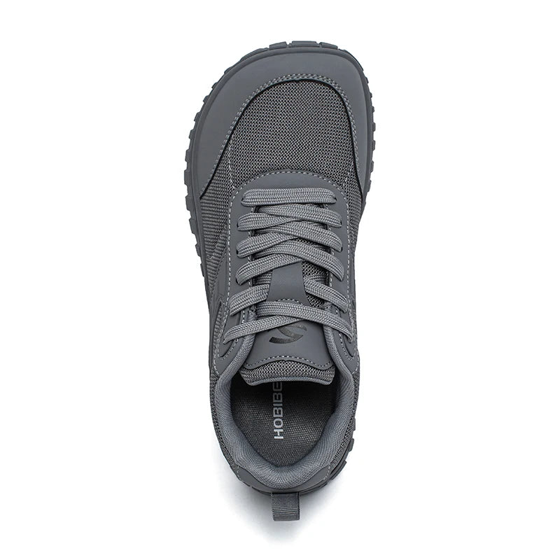 HOBIBEAR Minimalist Wide Toe Shoes Mens Womens Artificial Leather Running Sneakers Lace Up Lightweight Breathable Walking Shoes - Buy online at  Vibe In Cart.