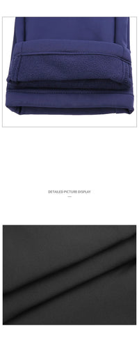 Boys Autumn Winter Warm Fleece Golf Pants S-XL Cotton Elastane