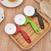 Stainless Steel Pizza Cutters Pastry Roller Cutter Pizza Knife Cookie Cake Roller Wheel Scissor Bakeware Kitchen Accessories - Buy online at  Vibe In Cart.