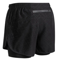 Summer men's reflective running shorts Fitness quick drying double-layer shorts Men's exercise training bodybuilding shorts - Buy online at  Vibe In Cart.