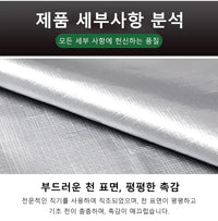 Waterproof Double Silver Sunshade Tarpaulin for 10-25 Sq M