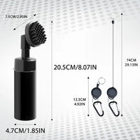 Golf Club Groove Cleaning Brush with Leakproof Water Reservoir and ABS Material