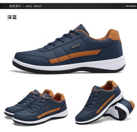 Leather Men Shoes Sneakers Trend Casual Shoe Italian Breathable Leisure Male Sneakers Non-slip Footwear Men Vulcanized Shoes - Buy online at  Vibe In Cart.