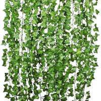 Artificial Green Leaves Ivy Vine Garland Creeper Rattan Fake Leaf Plants Hanging Garlands for Garden Wedding Party Home Decor - Buy online at  Vibe In Cart.