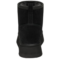 Women's Fluffy Suede Ankle Snow Boots with Thick Sole