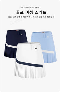 PGM Golf skirt for women‘s summer sports shorts with breathable base pants and a pleated QZ089