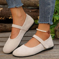 Woman's Casual Flats Shoes Round Toe Large size ladies shoes Retro French Mary Jane Dress Flat New Summer Solid Comfortable shoe - Buy online at  Vibe In Cart.