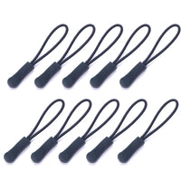 Set of 10 PVC Zipper Pull Replacement Clips for Bags