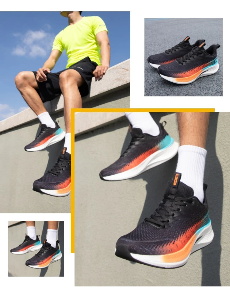 Baasploa Running Shoes Men Carbon Plate Professional Cushioning Anti-slip Sneaker Female Casual Breathable Jogging Sports Shoes - Buy online at  Vibe In Cart.