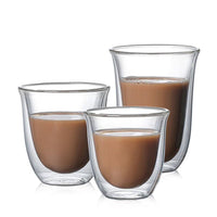 Double Wall Glass Cup Transparent Clear Heat Resistant Tea Drink Cups Mini Whisky Cup Espresso Coffee Cup  Bar Drinkware  Gift - Buy online at  Vibe In Cart.