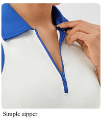 Women Tennis Dress Polo Zipper Collar Slim Skirts Ladies V-neck Breathable Slim Badminton Golf Dresses Quick-Dry Skorts S-XXL - Buy online at  Vibe In Cart.