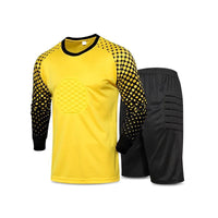 kids Soccer Goalkeeper Jersey Set Child Boy Football Goalkeeper Clothing Long Sleeve Sponge Protector Football Uniforms - Buy online at  Vibe In Cart.