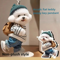 Creative Puppy Man Backpack Rearview Mirrors Pendant Car Hanging Ornaments Car Decoration Accessories Gifts For Women Men - Buy online at  Vibe In Cart.