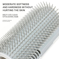 Cat Massage Tool Pet Hair Removal Massage Comb Wall Corner Self Cleaning Rubbing Brush Cats Toys Pet Beauty Supplies - Buy online at  Vibe In Cart.