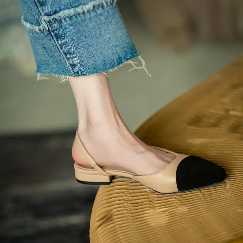 Summer new women's color blocked sandals Women NonSlip slipper Soft soled Leisure flat Comfort Low Heel Femme Thick Bottom Shoes - Buy online at  Vibe In Cart.