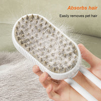 Cat Steam Brush Steamy Dog Brush 3 in 1 Electric Spray Cat Hair Brushes USB Rechargeable Dog Grooming Massage Comb for Pet Hairs - Buy online at  Vibe In Cart.