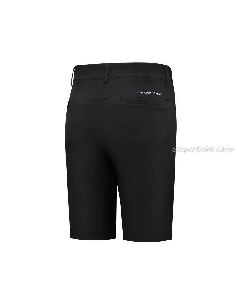 Pgm Women Summer Golf Shorts Elastic Casual Half Trousers Ladies Sports High Waist Shorts Slim Golf Clothing Tennis Wear