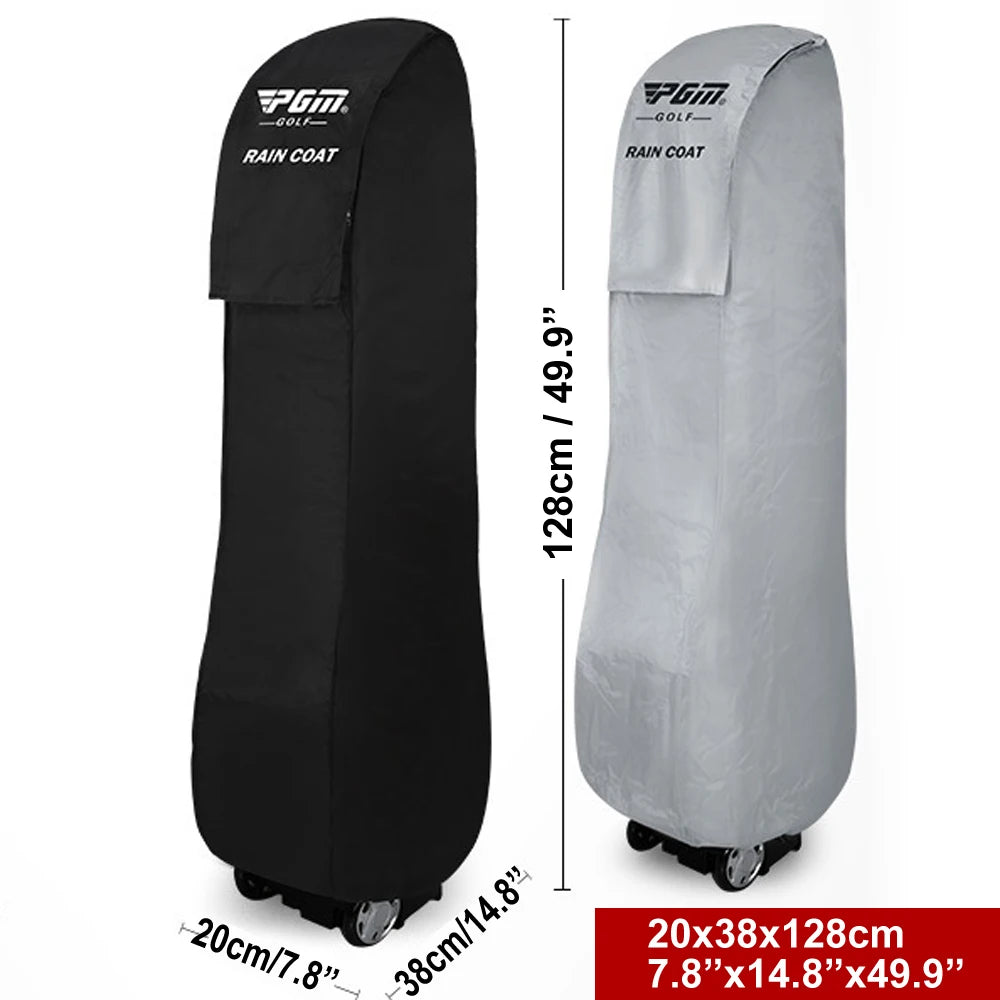 Golf Bag Waterproof Rain Cover with Dust and Sun Protection, 128cm Height