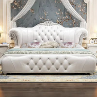 Wood Modern Bed Luxury Leather Classic Wedding Bed European Confortable Safe Camas De Matrimonio Dormitorio Bedroom Furniture - Buy online at  Vibe In Cart.