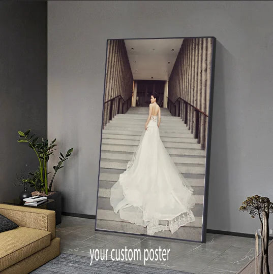 Personalized Gift Custom Poster Any Size Print Canvas Wall Art with Your Photo Painting Decoration Picture for Living Room - Buy online at  Vibe In Cart.