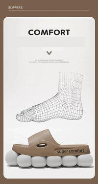 Indoor Home Sandals Fashion Men's Summer Ligtweight EVA Slippers Shoes Men Slippers Outdoor Students Women Comfortable Slides - Buy online at  Vibe In Cart.