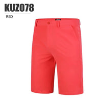 Men's Solid Polyester Breathable Elastic Sports Shorts