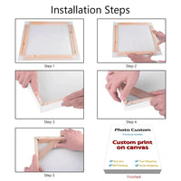 YWDECOR Custom Big Size Painting Canvas HD Print Your Picture Personalized Wall Art Poster Photo for Living Room Home Decor Gift - Buy online at  Vibe In Cart.