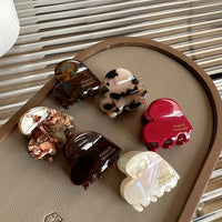 Colorful Small Heart-Shaped Hair Clip 3.5Cm Small Hairclaw Acetate Hair Crabs Girls Delicate Hairclips Women Hair Accessories - Buy online at  Vibe In Cart.